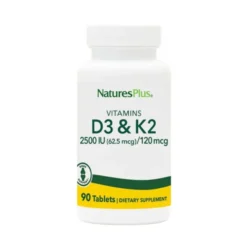 Vitamina D3 / K2 Nature's Plus 90 cápsulas