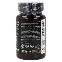 Vitamina D3 + K2 Sevens Nutrition 180 cápsulas