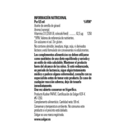 Vitamina D3 líquida 2500 UI, 59 ml (Naranja)