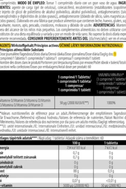 Vitamina D3 - 60 Tabletas - Vitamina D - Biotech Usa