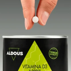 Vitamina D3 4000 UI Aldous Bio 500 comprimidos