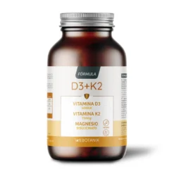Vitamina D3 4000 UI + K2 + Magnesio Fórmula Vegan, WeBotanix