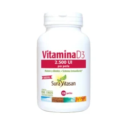 Vitamina D3 2.500 UI, Sura Vitasan, 120 perlas
