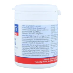 Vitamina D 3 1000 Ui Y Vit K290 Ug, Lamberts