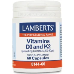 Vitamina D 3 1000 Ui Y Vit K290 Ug, Lamberts