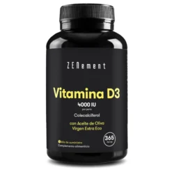 Vitamina D3 4000 UI Zenement, 365 comprimidos