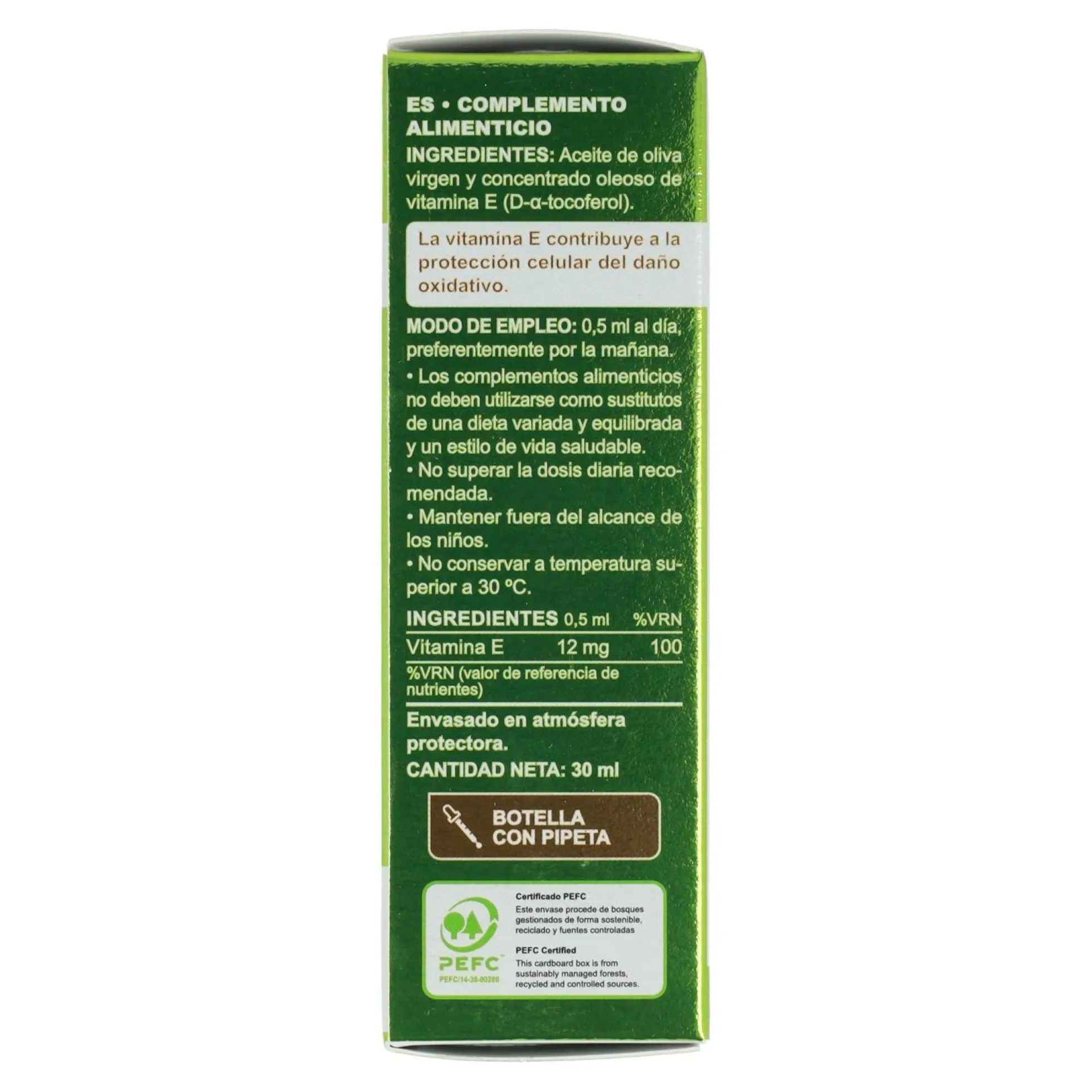 Vitamina E Líquida Marnys, 30 ml