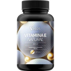 Vitamina E Natural 400 Ui Vecos | Protección Celular Y Antioxidante | D-alfa Tocoferol