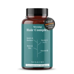 Vitaminas para el cabello – biotina, keratina y zinc para crecimiento, fuerza y brillo (120 cápsulas)
