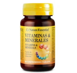 Vitaminas y Minerales 600 mg Nature Essential 60 comprimidos