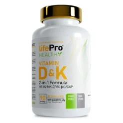 Vitamin D&k - 90 Cápsulas Veganas - Vitaminas - Lifepro