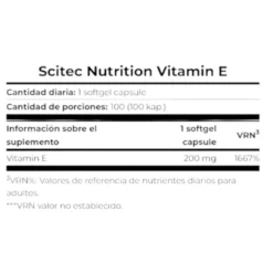 Vitamin E 100 Caps