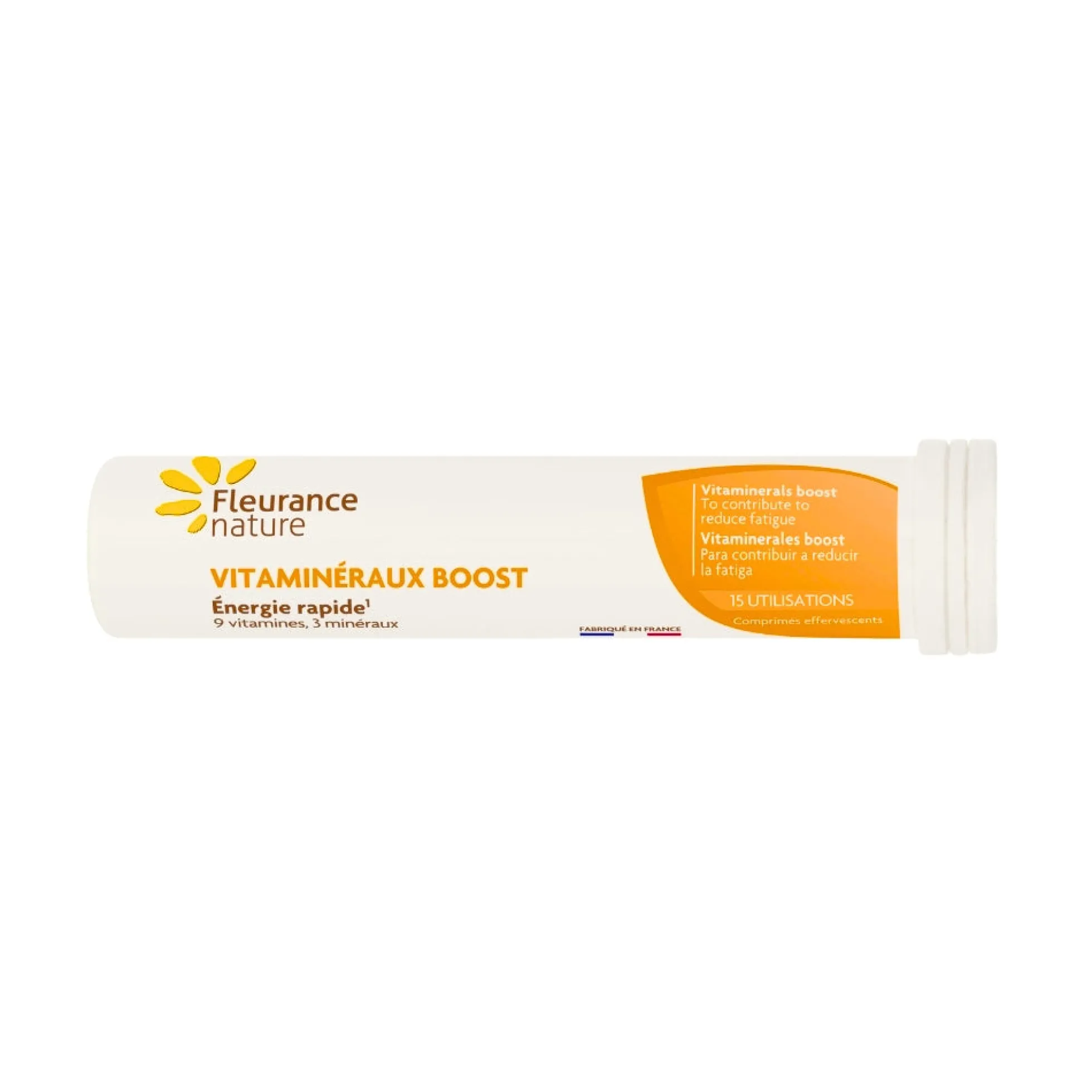 Vitaminerales Boost Fleurance Nature 15 Comprimidos Efervescentes