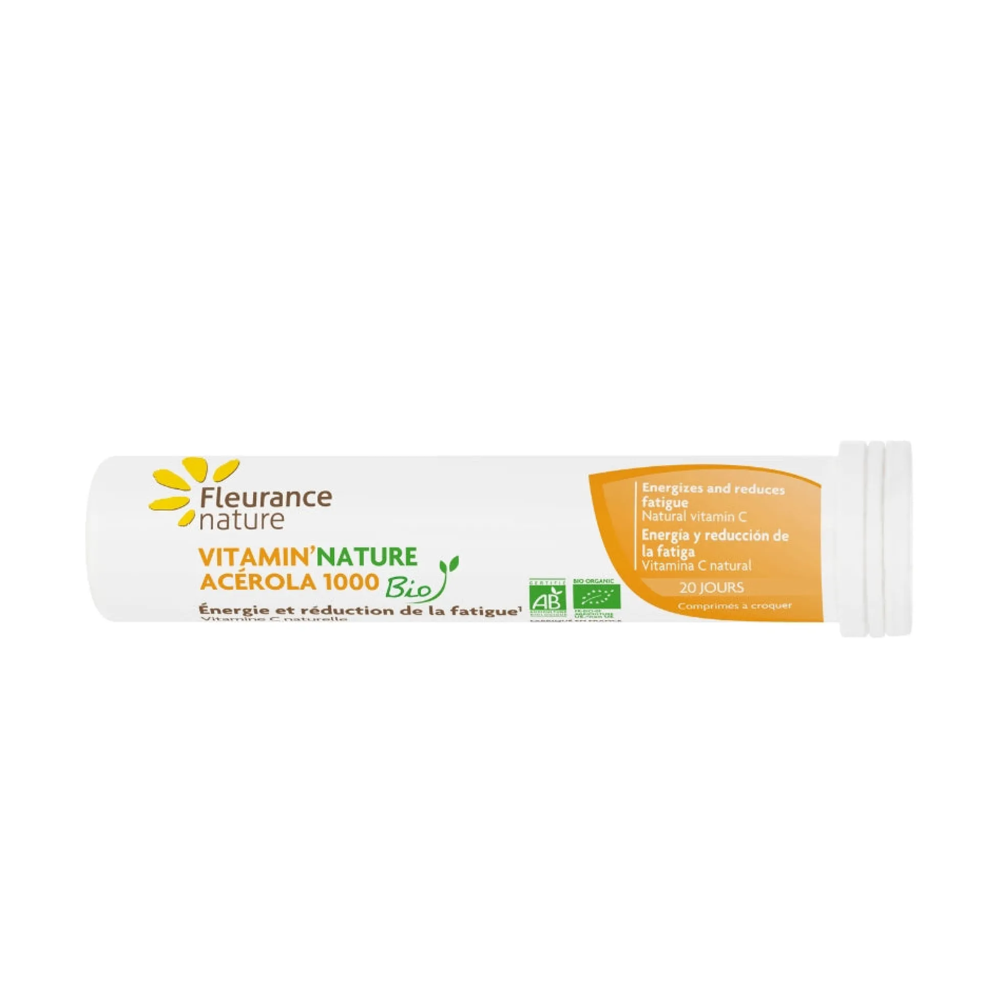 Vitamin'nature® Acerola Eco Fleurance Nature 20 Comprimidos Masticables