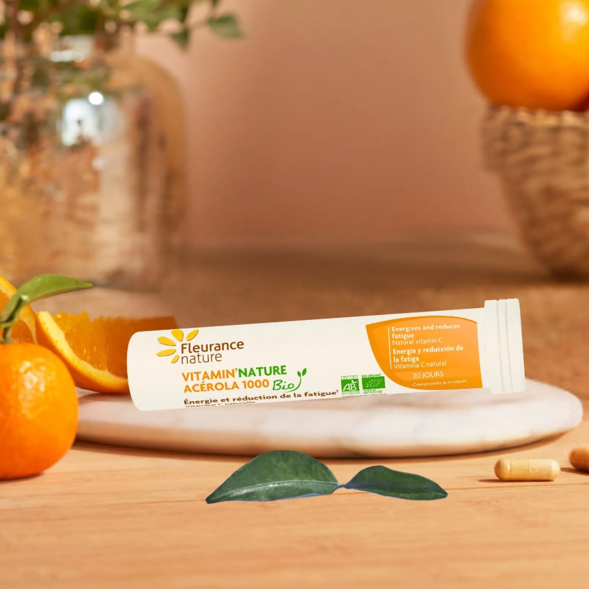 Vitamin'nature® Acerola Eco Fleurance Nature 20 Comprimidos Masticables