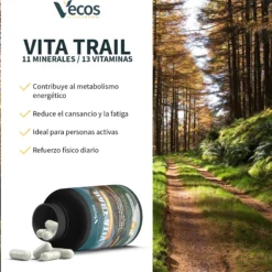 Vita Trail Vecos 60 Cápsulas | Rendimiento Físico Y Recuperación | Colágeno, Msm Y Harpagofito