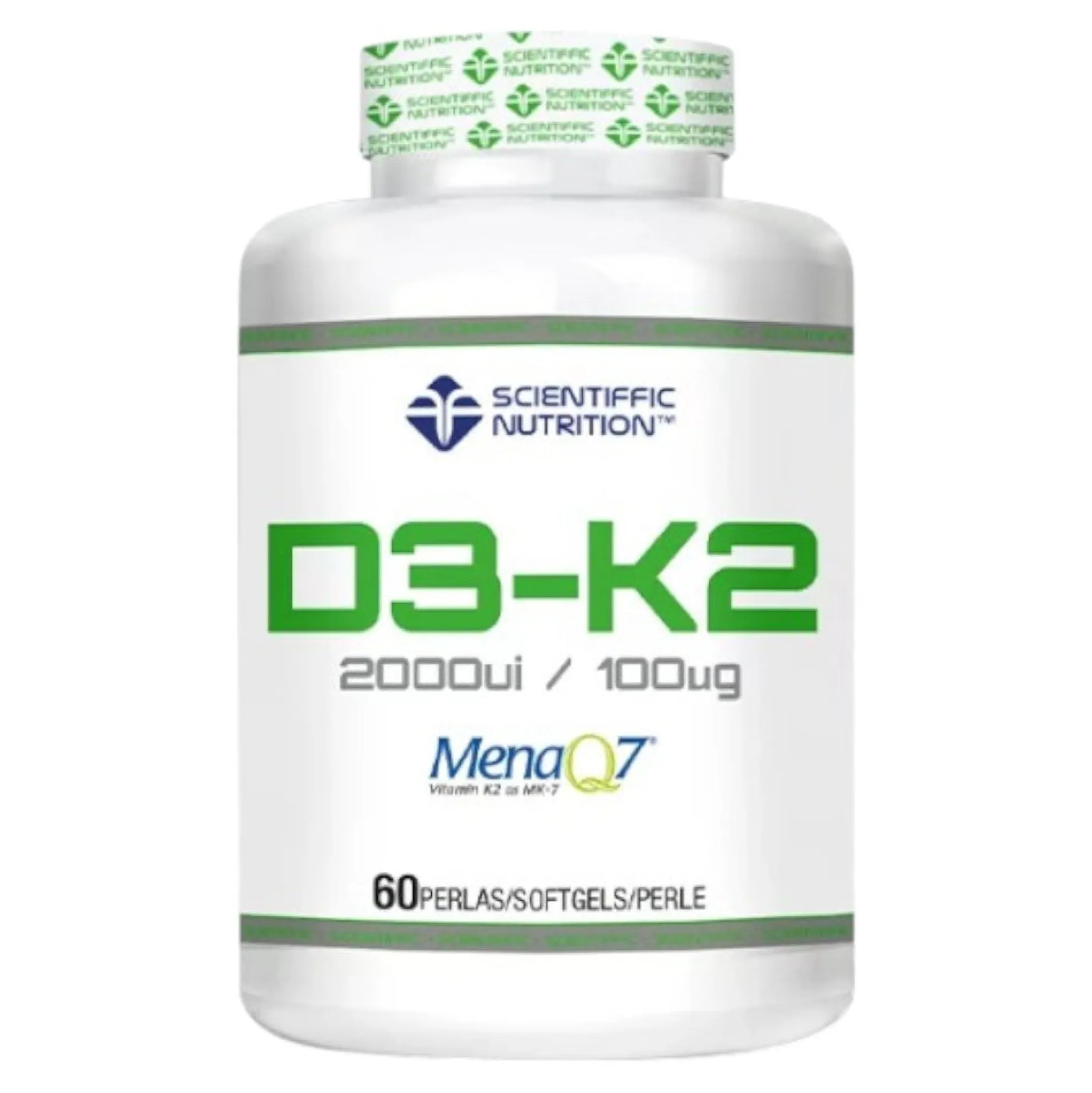 Vit D3 2000 Ui + K2 100 Mcg 60 Perlas