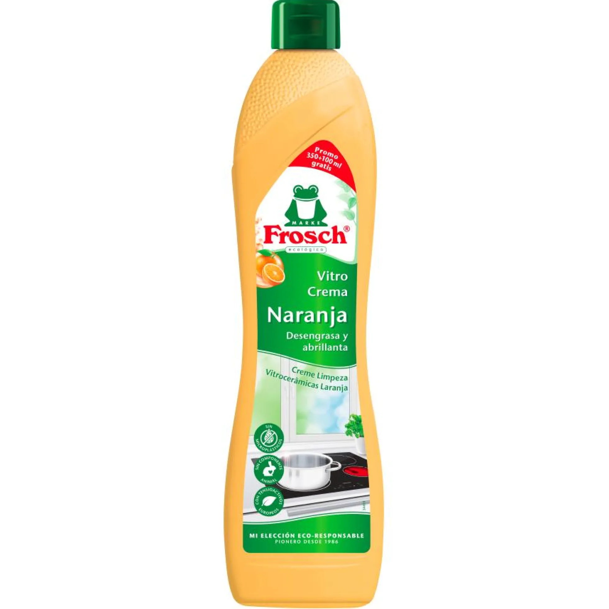 Vitrocerámica naranja Frosch 500 ml