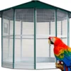 Voladera Grande Para Pájaros - Voladera Manila De 12 Lados Para Aves Exóticas - Pajarera Exterior - Voladera De Jardín