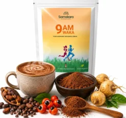 Waka 9 A.m — Mezcla Matutina Superfood Bio - 160g | Superalimento Ecológico Vegano Para Batidos, Smoothies Y Zumos