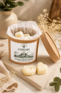 Wax Melts de soja para quemador – Bombones aromáticos, sinergia de romero, tomillo y pino – Entre Montañas – Lismare