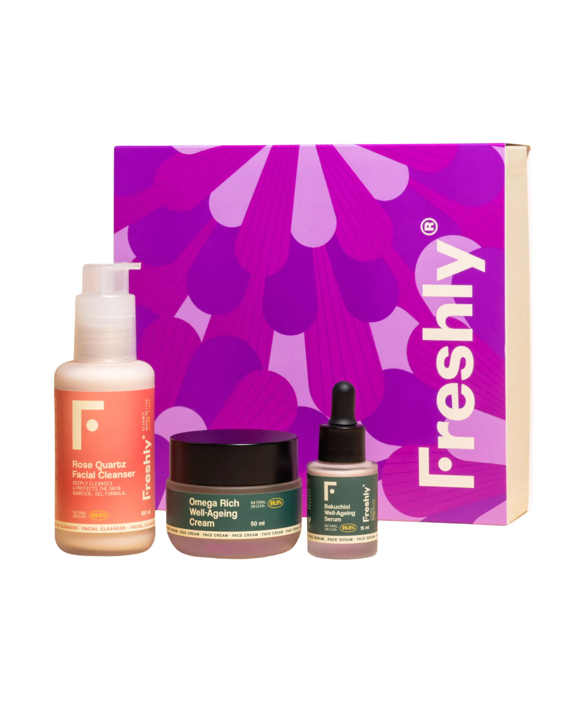Well-Ageing Routine Freshly Cosmetics 100 ml + 50 ml + 15 ml