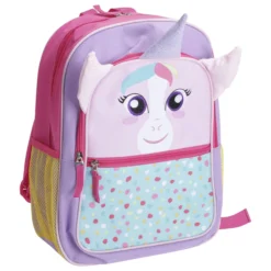 Well Home Mochila Infantil Diseño Unicornio Rosa 27x12x36cm