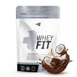 Whey Fit - 1kg - Chocolate Y Coco - Aumenta La Masa Muscular - Masmusculo