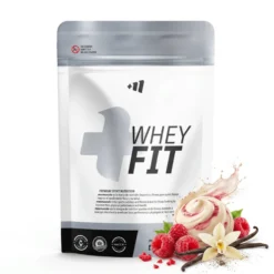Whey Fit - 1kg - Vainilla Frambuesa - Aumenta La Masa Muscular - Masmusculo