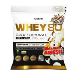 Whey 80 Profesional - 500g - Chocolate Blanco Con Choco Rings - Proteina De Suero Whey - Io.genix