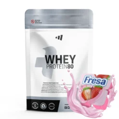 Whey Protein80 - 500g - Fresa - Aumenta La Masa Muscular - Masmusculo