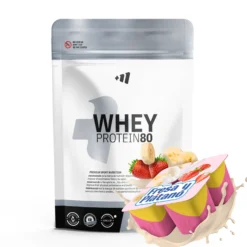 Whey Protein80 - 500g - Fresa Banana - Aumenta La Masa Muscular - Masmusculo