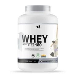 Whey Protein80 - 2 Kg - Chocolate Blanco Con Black Cookies - Aumenta La Masa Muscular - Masmusculo