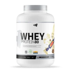 Whey Protein80 - 2 Kg - Chocolate Blanco Con Choco Rings - Aumenta La Masa Muscular - Masmusculo