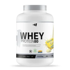 Whey Protein80 - 2 Kg - Natillas De Vainilla - Aumenta La Masa Muscular - Masmusculo