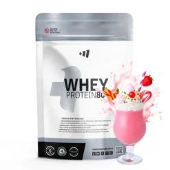 Whey Protein80 - 1kg - Sueño De Fresa (strawberry Dreams) - Aumenta La Masa Muscular - Masmusculo