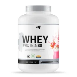 Whey Protein80 - 2 Kg - Sueño De Fresa (strawberry Dreams) - Aumenta La Masa Muscular - Masmusculo