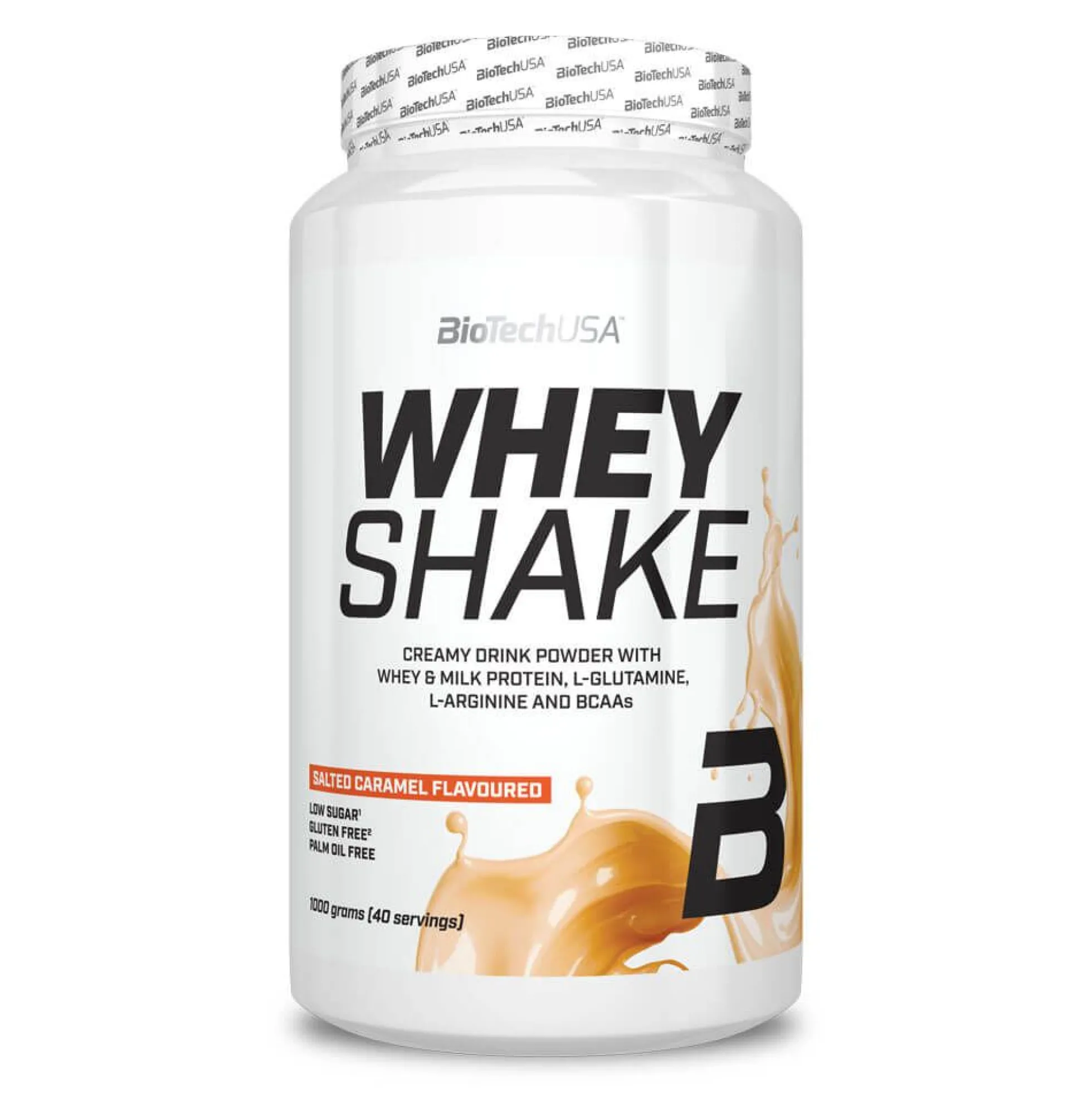 Whey Shake - 1kg - Caramelo Salado - Proteina De Suero Whey - Biotech Usa