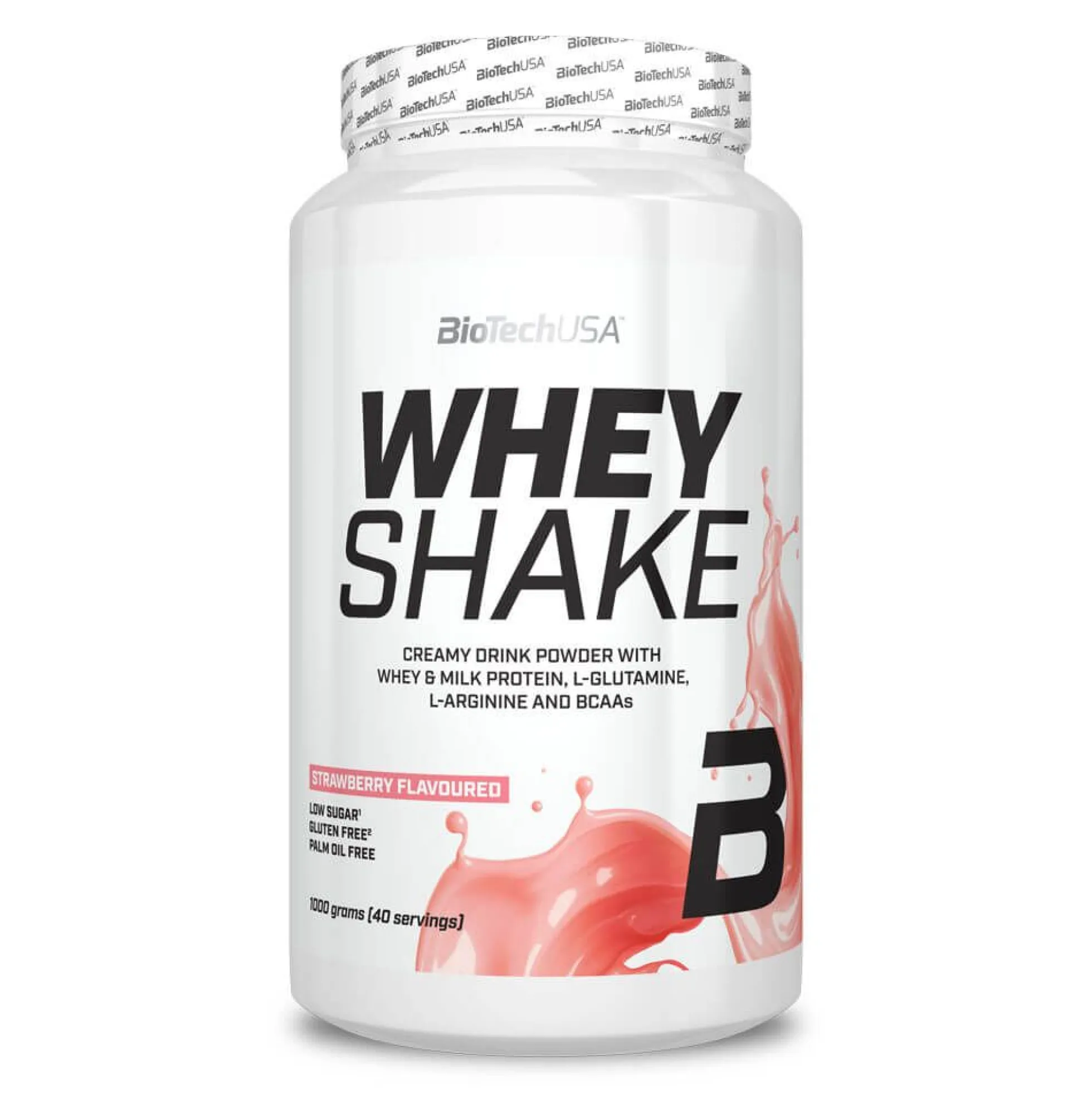 Whey Shake - 1kg - Fresa - Proteina De Suero Whey - Biotech Usa