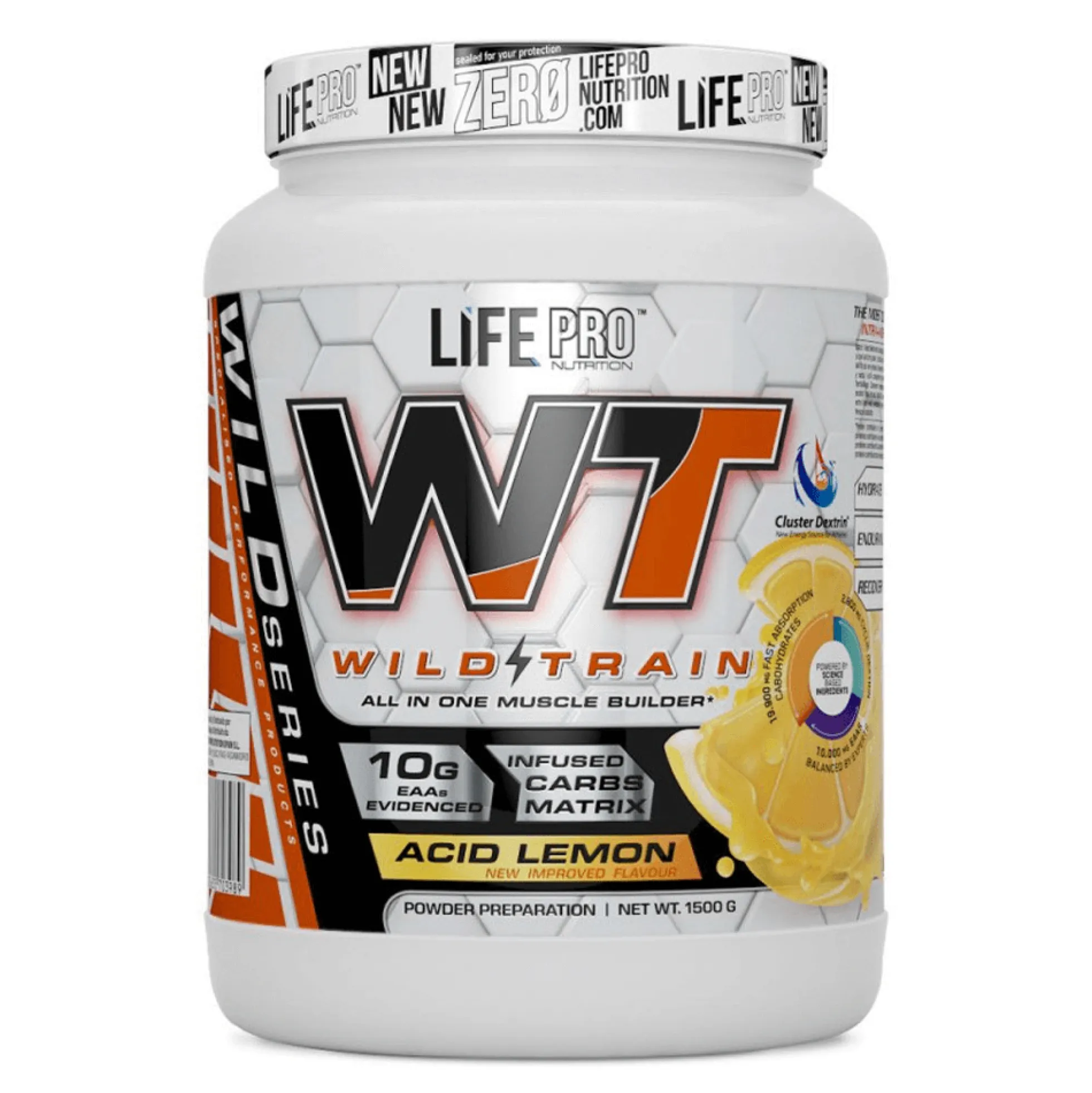 Wild Train - 1.5kg - Limon - Pre Entreno - Lifepro