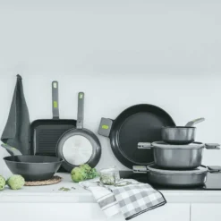 Wok 28CM Aluminio Fundido 100% Reciclado con Antiadherente Cerámico BRA Life