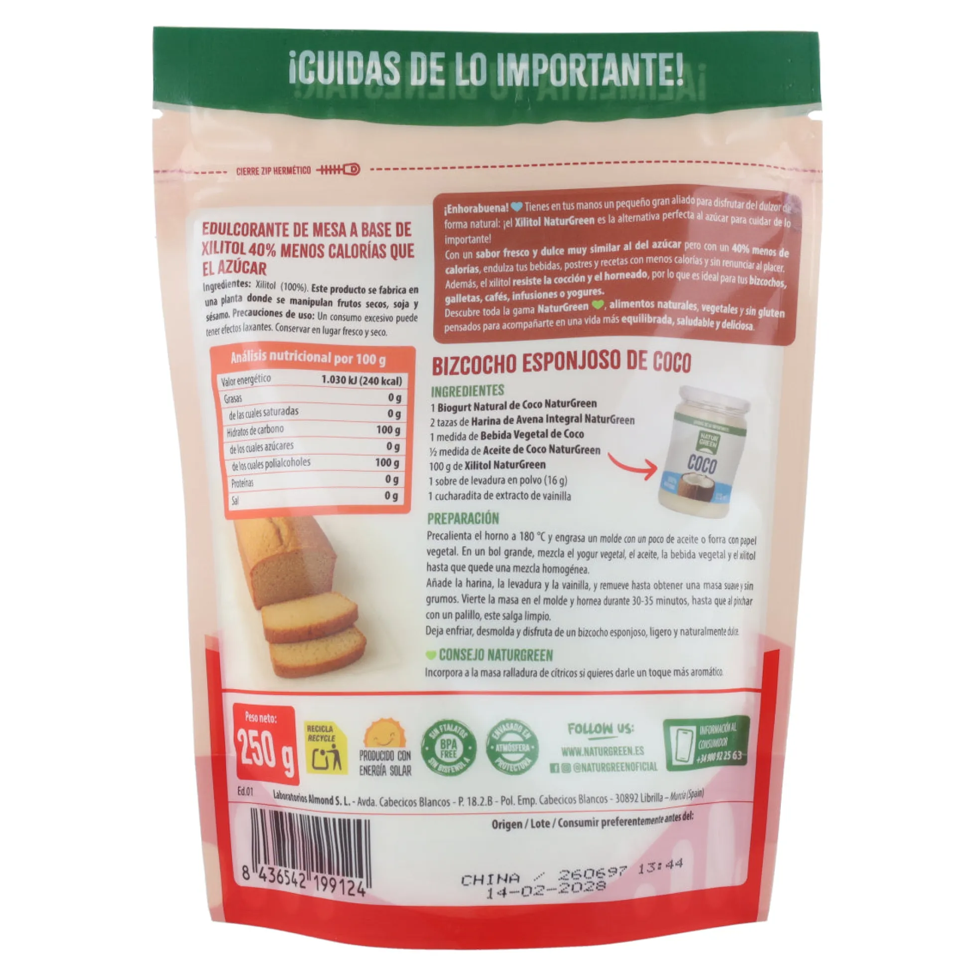 Xilitol NaturGreen 250 g