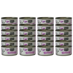 24x Kit Cat Lata Toppers - Atún & Dorada 80 g Comida húmeda para gatos