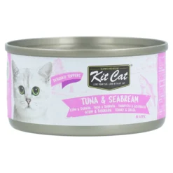 24x Kit Cat Lata Toppers - Atún & Dorada 80 g Comida húmeda para gatos