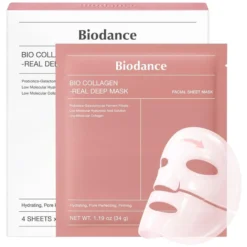 4x Mascarilla Facial Bio-Collagen Real Deep Mask Biodance