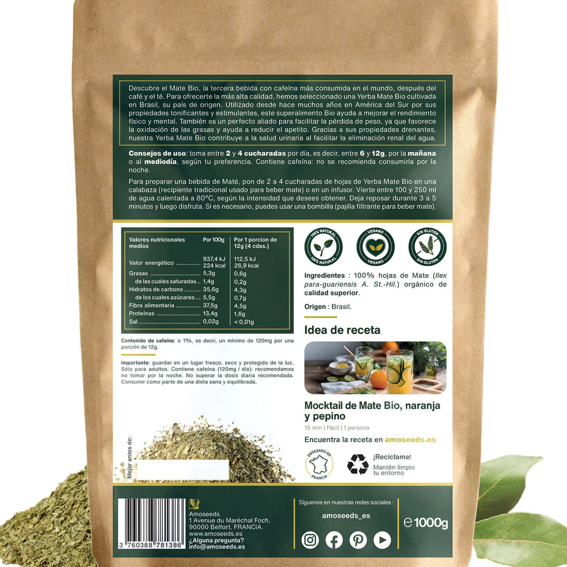 Yerba Mate Bio 1kg