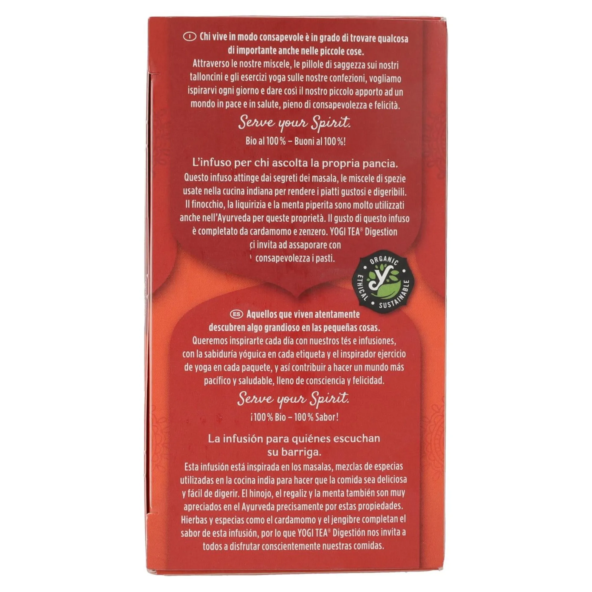 Yogi Tea BIO Digestión, 17 bolsitas