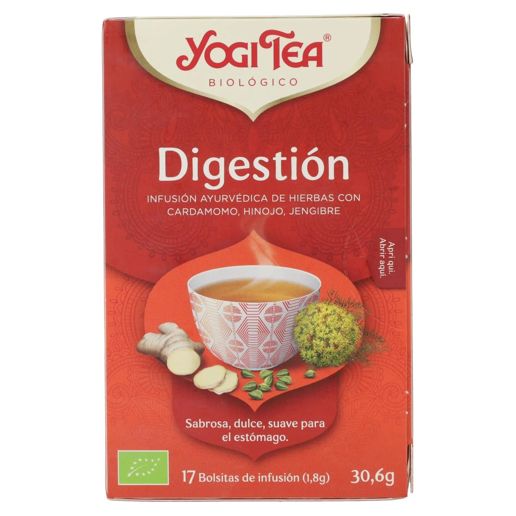 Yogi Tea BIO Digestión, 17 bolsitas