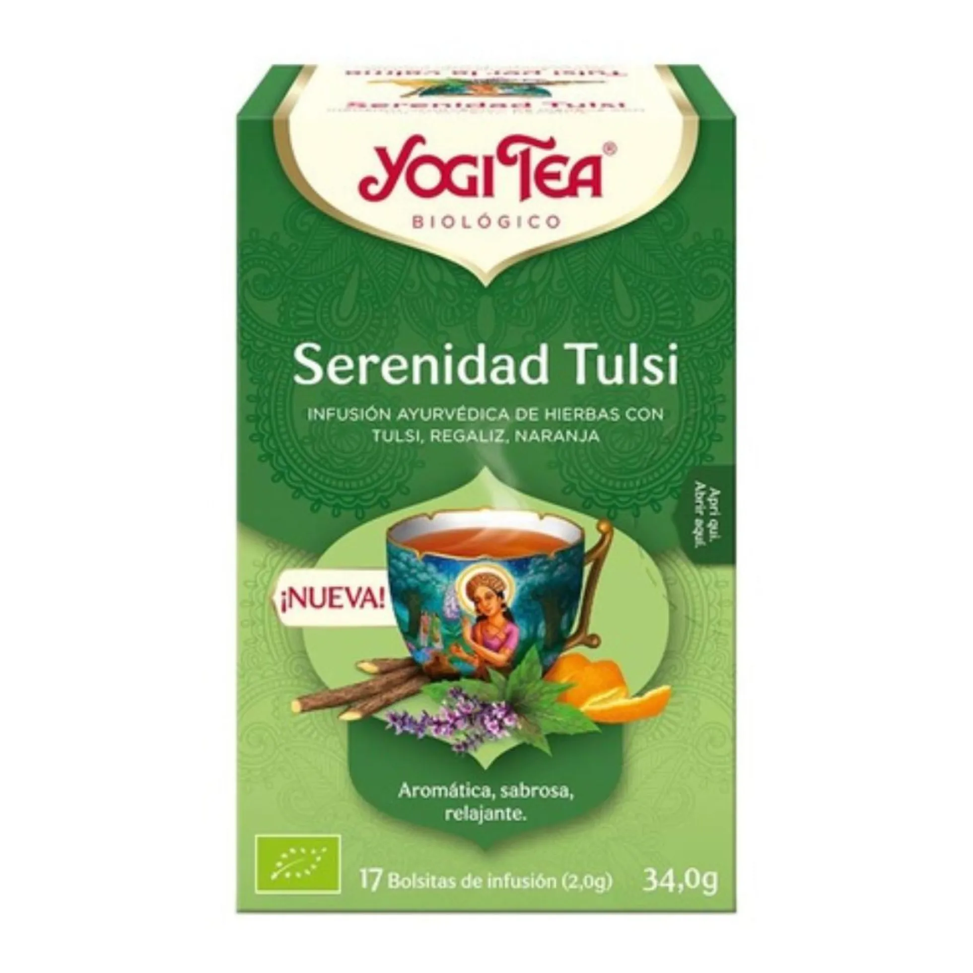 Yogi Tea Serenidad Tulsi 17 Bolsitas