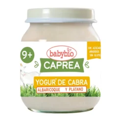 Yogur de Leche de Cabra con Albaricoque y Plátano Ecológica Babybio 130gr